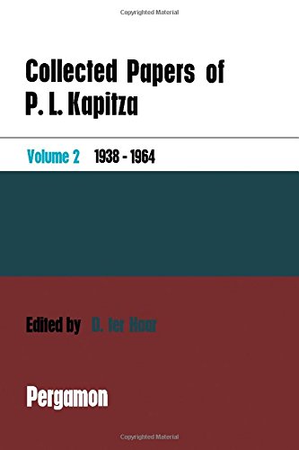 Collected Papers of P.L. Kapitza Ebook