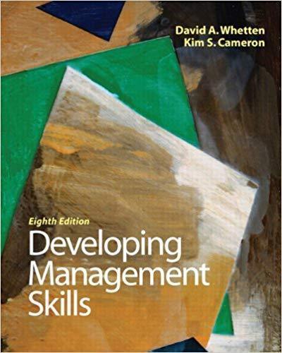 Developing Management Skills 8th Edition by David A. Whetten (eBook PDF)
