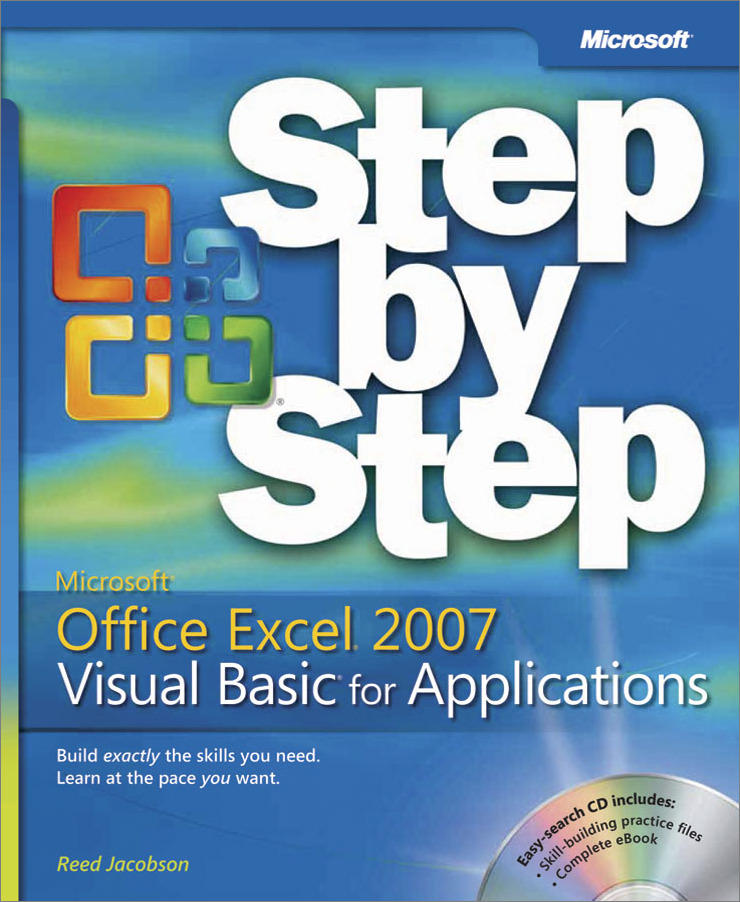 Microsoft Office Excel 2007 Visual Basic for Applications Step by Step eBook