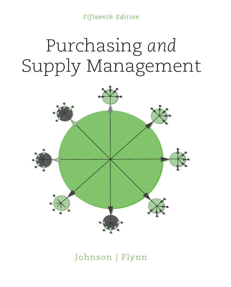 Purchasing and Supply Management 15th Edition by P. Fraser Johnson (eBook PDF)