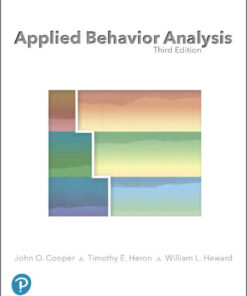 Applied Behavior Analysis, 3rd Edition