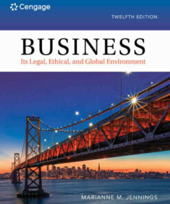 Business: Its Legal, Ethical, and Global Environment, 12th Edition