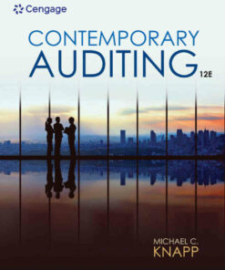 Contemporary Auditing, 12th Edition