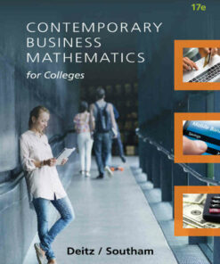Contemporary Business Mathematics for Colleges, 17th Edition