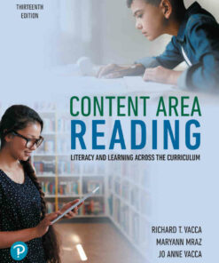 Content Area Reading: Literacy and Learning Across the Curriculum, 13th Edition