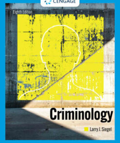 Criminology, 8th Edition
