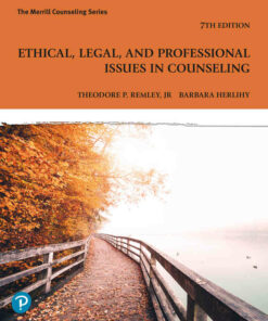 Ethical, Legal, and Professional Issues in Counseling, 7th Edition