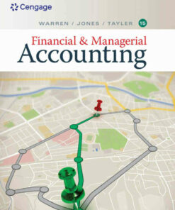 Financial and Managerial Accounting, 15th Edition