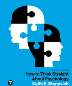 How to Think Straight About Psychology, 11th Edition