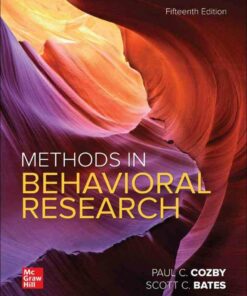Methods in Behavioral Research, 15th Edition