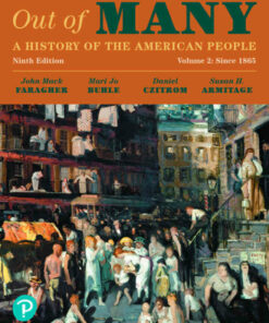 Out of Many: A History of the American People, Volume 2, 9th Edition