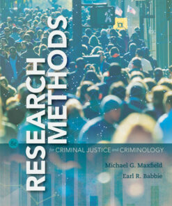 Research Methods for Criminal Justice and Criminology, 8th Edition