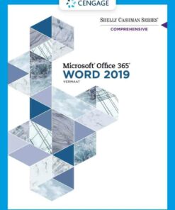 Shelly Cashman Series Microsoft Office 365 & Word 2019 Comprehensive, 1st Edition