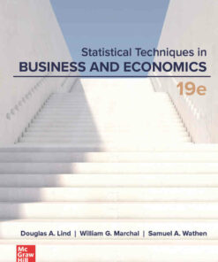 Statistical Techniques in Business and Economics, 19th Edition