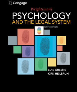 Wrightsman's Psychology and the Legal System, 9th Edition